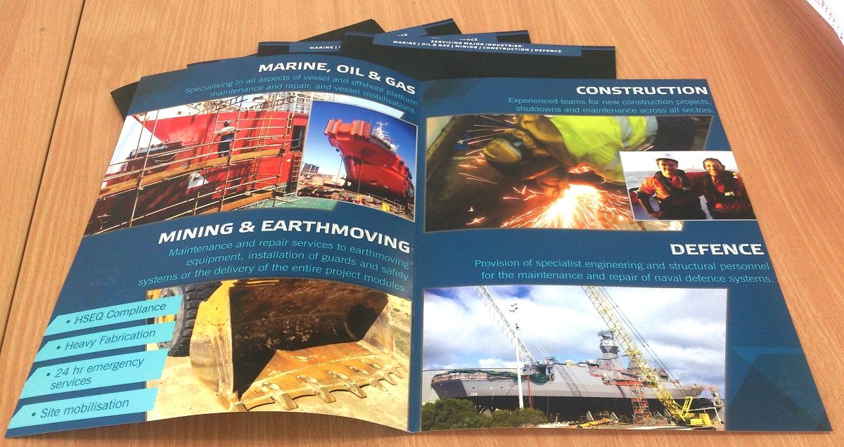 Marine and Construction Services brochures