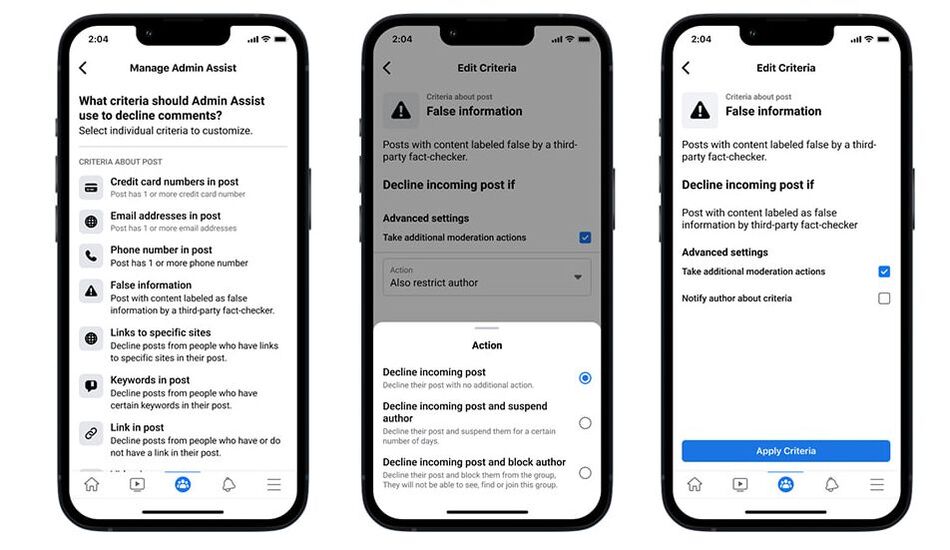 New safety feature for Facebook group admins
